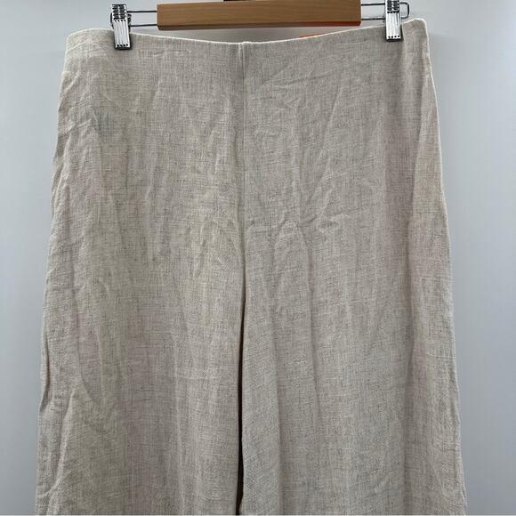 Worthington Natural Beige High Rise Wide Leg Dress Pants Size 10 NEW‎ - Picture 2 of 11